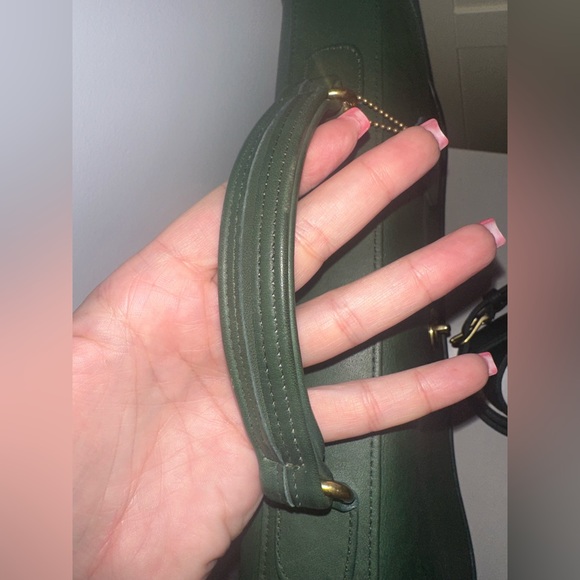 Vintage Coach Colebrooke Business Bag in Bottle Green! - Picture 7 of 10